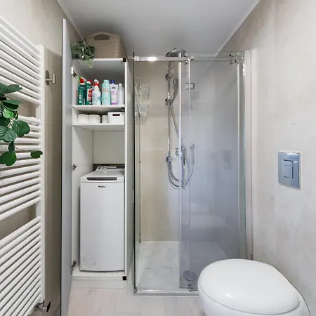 Navigli Panoramica Terrazzo Free Parking Ac Wifi דירה מילאנו
