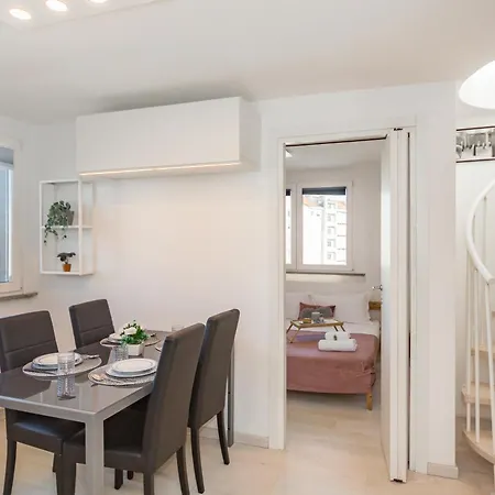 דירה Navigli Panoramica Terrazzo Free Parking Ac Wifi